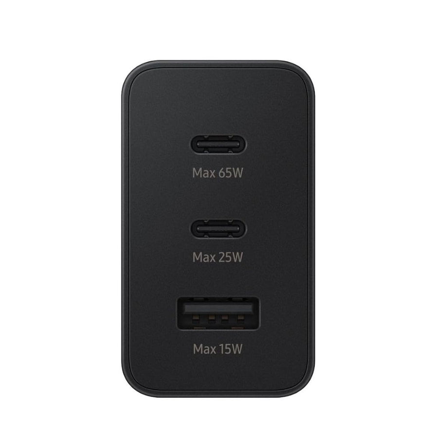 Samsung 65w Eu Pin Pd Power Adaptor Trio 2 Type-c & Usb-a Port
