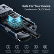 Joyroom C-a35 45w Mini Dual-port Pd+qc 3.0 Ring-pull Fast Car Charger
