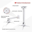 Projector Ceiling Mount Kit Heavy Gauge (square Type) Stand 4feet 1.2m