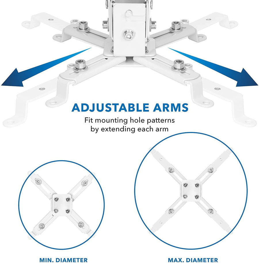 Projector Ceiling Mount Kit Heavy Gauge (square Type) Stand 6.6feet 2m