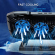F2 Plus Coolcold Gaming Cooler 3 Big Fans Cooling Pad For 10-15.6