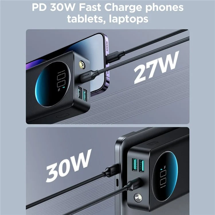 Joyroom Jr-pbf03 30w Power Bank 30000mah Black