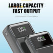 Aspor A316 20000mah 22.5w High Speed Built In Cable Fast Charging Power Bank Black