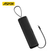 Aspor A317 22.5w 30000mah Fast Charging Power Bank With 3 Cables Black
