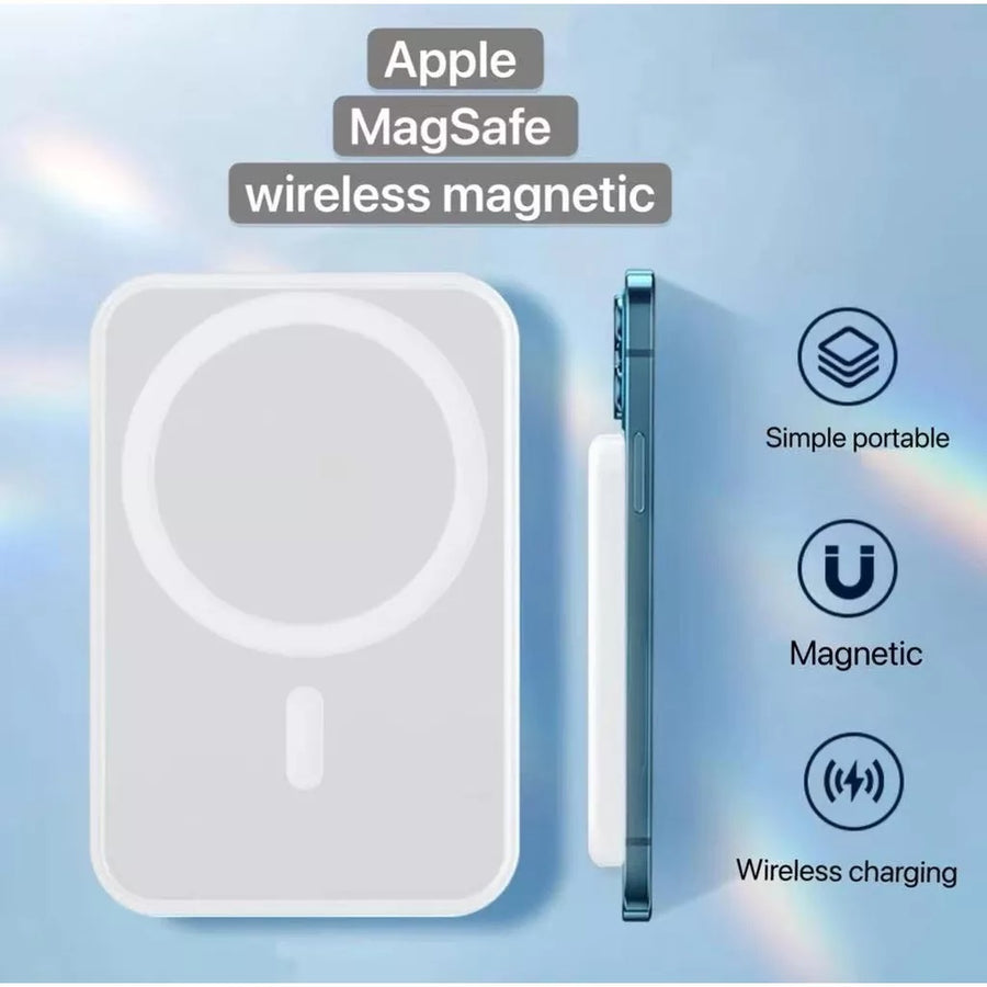 Apple Magsafe Wireless Power Bank For Iphone 5000mah 20w Fast Charging (without Packing)