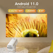 S40 Max Mini 4k Android 11v 160 Lumens 36000+ Gaming 1080p Smart Projector