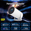 Speed-x Hy300 Pro 280 Ansi 20000+ Game Console Android 11.0 4k Mini Projector