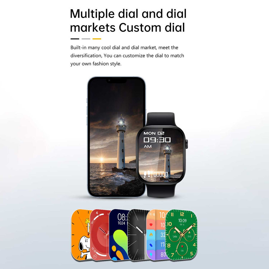 Kw13 Max 2.2 Inch Full Touch Screen 7 Straps Bt Calling Compatible System Android 5.0 Or Ios9.0 With Fere Fit App