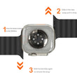 X8 Ultra Smartwatch 49mm With Bluetooth Calling With Wearfit Pro App Black