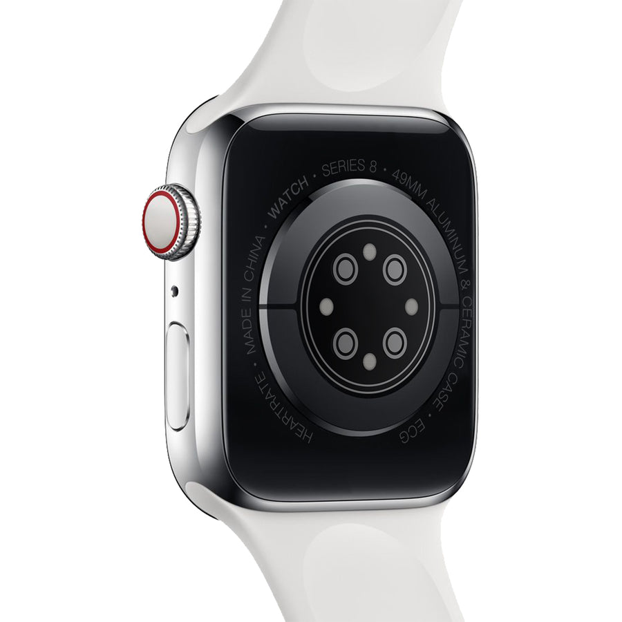 Watch 9 Max Series 9 Smartwatch (2.19 Inch Ips) 22mm Strap With Laxasfit App Silver