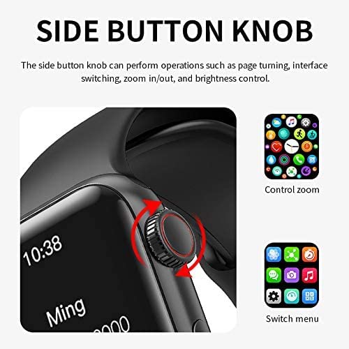 Hw12 Smart Watch 40mm Full Screen With Rotating Key Heart Rate Monitor Fitness Tracker Bt Make Calls With Wearfit Pro App Red