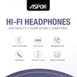 A219 Aspor 3.5mm Earphone/handfree Universal With High Bass Quality Sound