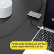 Speedx Sp-tc01 Type-c 3.1 To Vga+otg C+usb 3.0