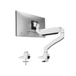 Xtriek-me Ht-20 Heavy Duty Adjustable Desk Mount Single Monitor Arm White