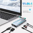 Speed-x (sp-tc1101) 11 In 1 Multi-port Type C 4k Hdmi Usb 3.0 Converter Good Ic Big Packing
