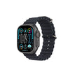 Hk10 Ultra-a Smartwatch 2.02 Inches Large Screen With Wearfit Pro App 2 Straps Black