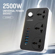 Ldnio Sc3604c 2500w Power Extension 3 Socket 3 Usb-a + 3 Usb-c 2m