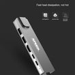 Speed-x (sp-tc601) 6 In 1 Multi-port Type C 4k Hdmi Usb 3.0 Converter Good Ic Big Packing