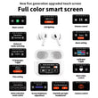 White New A9 Pro Apple Airpods Anc/enc Zhongkelqnxun Noise Reduction Touch Control Bluetooth 5.4 Wireless Earbuds