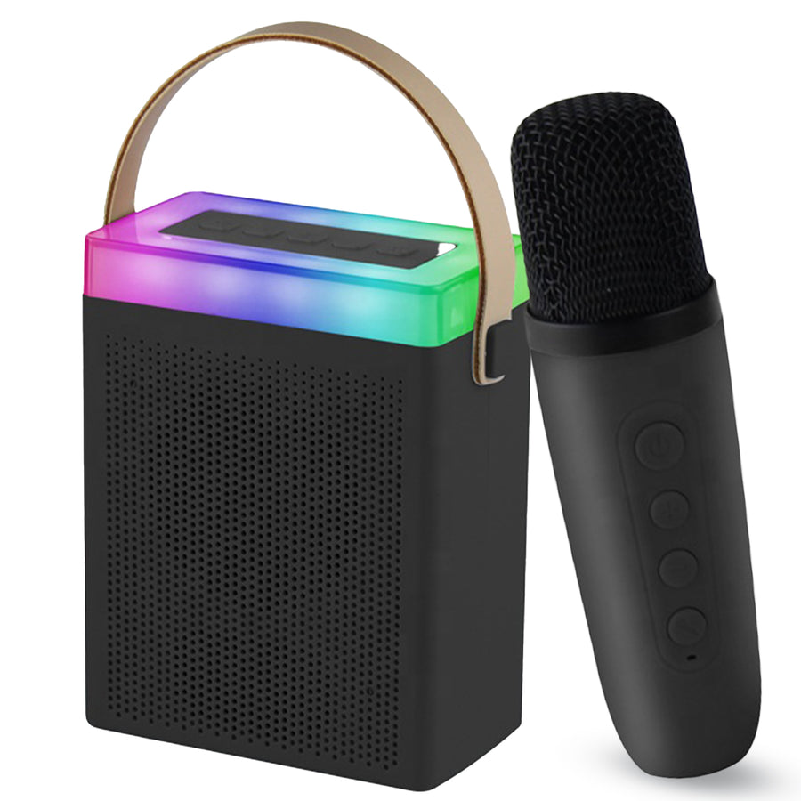 Kisonli G22 Mini Bt Portable Karaoke Speaker With Wireless Handheld Microphone
