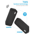 Kisonli Ks-2002 10w Bt/fm/usb/tf/aux/tws Super Bass Mini Bluetooth Speaker