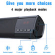 Kisonli Wireless Bluetooth Clock Speaker Led-800
