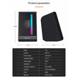 Kisonli X16 Mini Usb 2.0 Portable Speaker For Laptop Pc With Rgb Light
