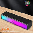 Kisonli I-630 Speaker Pc+bt Multimedia Usb Plug Rgb Colorful Light