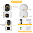 Speed-x N9-2 Hd Smart 4mp 2+2 Wifi Double Lens Auto-tracking Tow Way Audio Ir Night Vision Camera