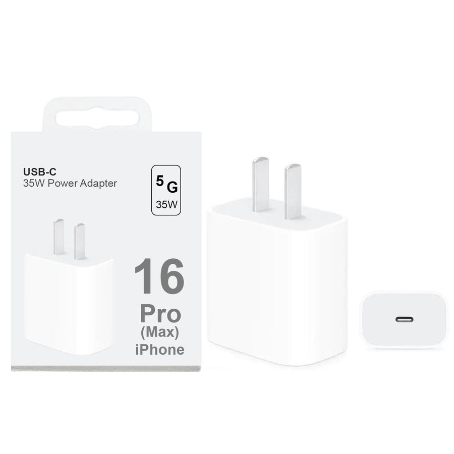 Iphone 16 Pro Max 35w Us Pin Usb-c Power Adapter