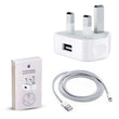Iphone Usb 5w Power Adaptor Uk Pin With Lightning To Usb Cable