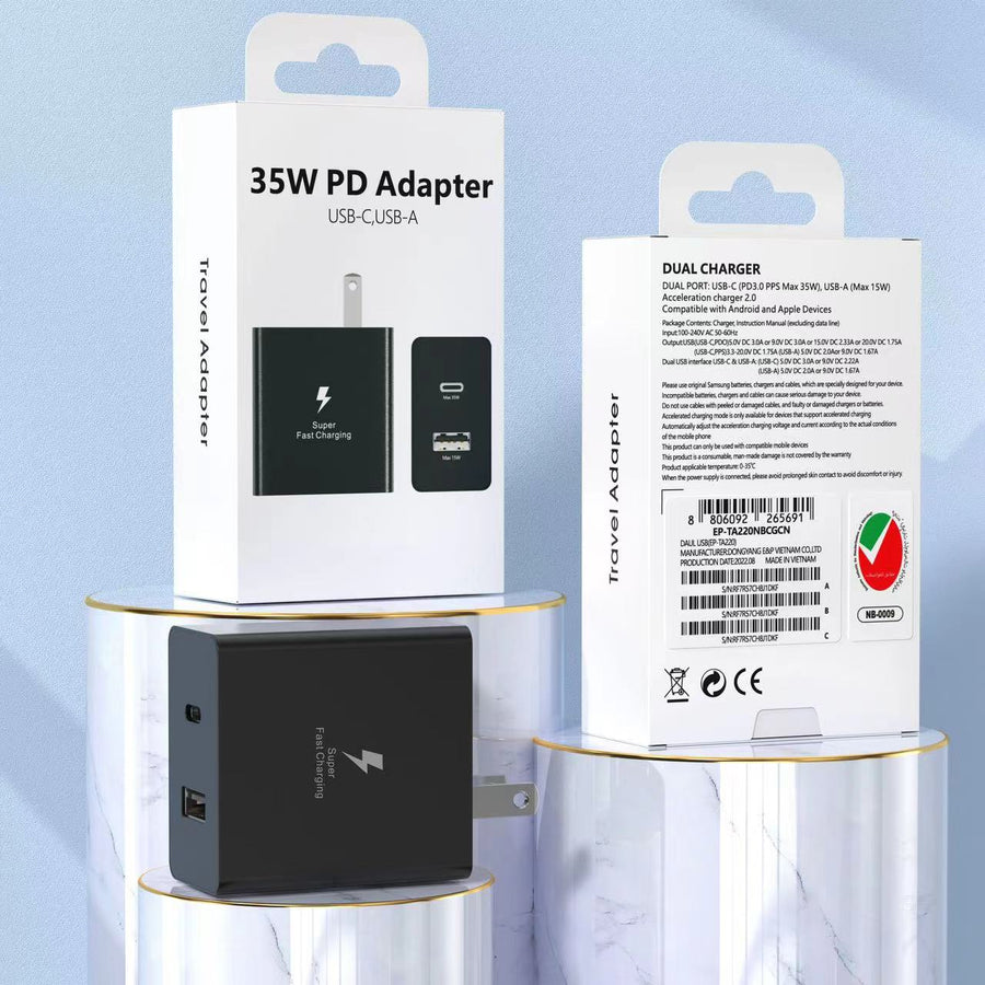 35w Samsung Type-c + Usb Fast Charger
