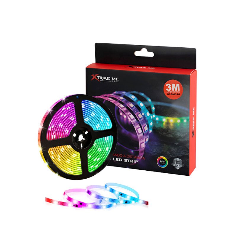 Xtrike Me Ht-5050-b3 Bluetooth V4.2 Rgb Led Strip With App Control