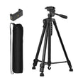3366 Aluminium Tripod Stand (55-inch) With Mobile Phone Holder