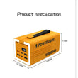 Faxite Y50 50000mah 22.5w Fast Charging Portable Power Bank With Led Light Yellow
