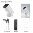 P30 1080p (150 Ansi) Mini 4k Android 11.0 Dual Wifi And Bluetooth 1gb+8gb Portable Projector For Home