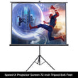 Projector Screen 72 Inch Tripod Portable 6x6 Feet 1:1MW Speed-X (FINE QUALITY)