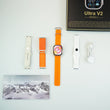 Ultra V2 New Fashion 2.2 Large Screen With 4 Straps Smart Watch With Wearfit Pro App Orange