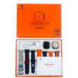 S100 Fendior Smart Watch Ultra 2 With 7 Straps 49mm With Silicon Watch Protector Case With Fitpro App Black
