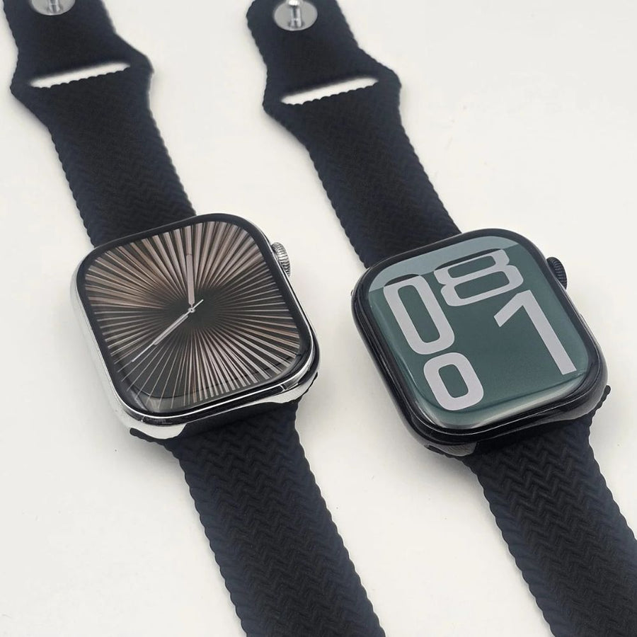 Hk10 Pro Max Smartwatch 2.02 Inches Large Screen 3d Visual Action Massive Colors 2 Straps Black