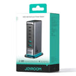 Joyroom Tcm02 65w 6 Port Eu Plug Usb Desktop Charger Gan Fast Charging Station Hub