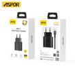 Aspor A820eu 25w Usb-c Fast Charging Power Adapter