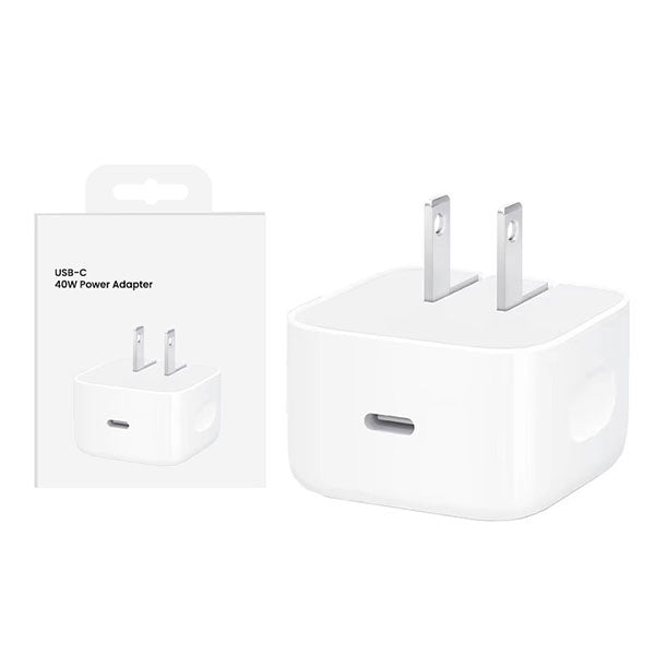 Iphone 17 Pro Max 40w (original Watt) Us Pin Usb-c Power Adapter With Nfc