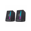 Kisonli X16 Mini Usb 2.0 Portable Speaker For Laptop Pc With Rgb Light