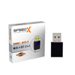 Speedx Alfa W107 (2-in-1) Wifi + Bluetooth 5.3 Usb Adapter 300mbps Plug & Play
