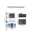 V22 4k Ultra Hd Mini Action Sport Camera Waterproof With Wifi & Touch Screen
