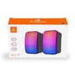 Kisonli X17 Speaker Gaming 2.0 Rgb Lights With Volume Control For Pc Or Laptop