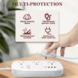 Ldnio Scw3451 2500w Wifi Smart Power Extension 3 Sockets 1 Usb-c + 3 Usb-a