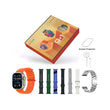 9+1 Z60 Ultra-2 Big Ips Display 49mm 8 Strap+screen Protector Bt Calling Smartwatch Always On Display With Fitpro App Silver