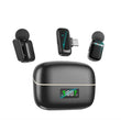Mini8 Rts Lavalier Metal Condenser Lightweight Wireless Dual Microphone